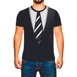 Camiseta Camisa Terno Gravata