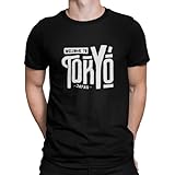 Camiseta Camisa Tokyo Japan Masculina Preto Tamanho:p