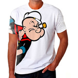 Camiseta Camisa Top Marinheiro Popeye Olívia Palito Brutus 9