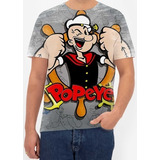 Camiseta Camisa Top Popeye