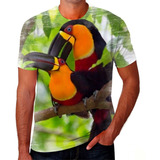 Camiseta Camisa Tucano Ave Floresta Natureza Unisexy 18