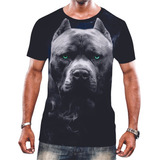 Camiseta Camisa Unissex Animal Cachorro Pit Bull Terrier 4