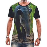 Camiseta Camisa Unissex Animal Raro Anta Floresta Filhote 7
