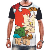 Camiseta Camisa Unissex Os Flintstones Fred Pedrita Barney 1