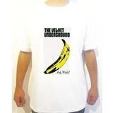Camiseta Camisa Velvet Underground Andy Banana Warhol Nico