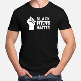Camiseta Camisa Vidas Negras Importam Black Lives Matter Md1