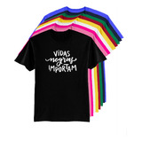 Camiseta Camisa Vidas Negras