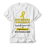 Camiseta Campanha Contra Suicidio