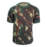 Camiseta Camuflada Manga Curta