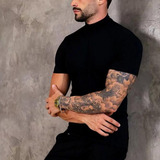 Camiseta Canelada Viscose Meia