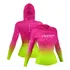 Camiseta Capuz Mar Negro Feminina Pesca Camuflada Prot 50+