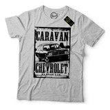 Camiseta Caravan Masculina Chevrolet Camisa Carros Antigos