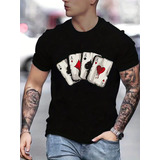Camiseta Cartas Baralho Jogo