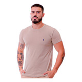 Camiseta Casual Basica Bege