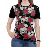 Camiseta Caveira Mexicana Plus