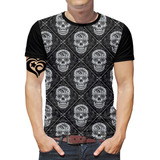 Camiseta Caveira Mexicana Rock