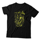Camiseta Caveira Skull Motociclista Promoção
