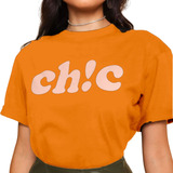 Camiseta Chique Estampa Elegante