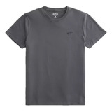 Camiseta Cinza Hollister Icon