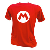 Camiseta Colorida - Personagens Mario Bros, Luigi, Princesa