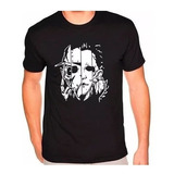 Camiseta Com Estampa Freddy Krueger Michael Myers Jason
