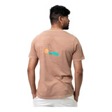 Camiseta Concept Coastline Marrom
