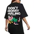 Camiseta Cor Variada Long Enjoy The New Rabisco Darling