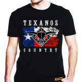 Camiseta Country Preta Rodeio