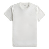 Camiseta Creme Mesclada Hollister