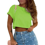 Camiseta Cropped Feminino Tshirt