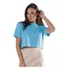 Camiseta Cropped Feminino Tshirt Blusa Estilosa Larguinha