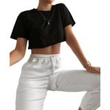 Camiseta Cropped Feminino Tshirt