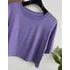 Camiseta Cropped Feminino Tshirt Blusa Estilosa Larguinha