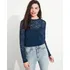 Camiseta Cropped Hollister Com Renda Blusa Feminina P & M 
