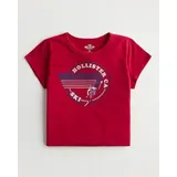Camiseta Cropped Hollister Feminina