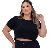 Camiseta Cropped Tshirt Blusa