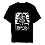Camiseta Darth Vader Star Wars Divertida Daddy Nerd Geek 1