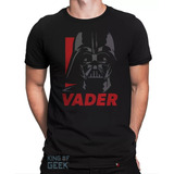 Camiseta Darth Vader Star Wars Filme Camisa Geek Blusa Série