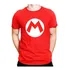 Camiseta De Algodão Super Mario Bros Adulto Unissex Vermelha