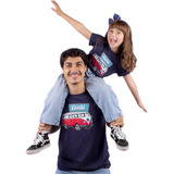 Camiseta De Kombi Marinho