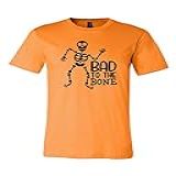 Camiseta De Manga Curta Trenz Shirt Company Bad To The Bone, Laranja, Small