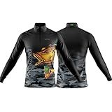 Camiseta De Pesca Masculina