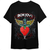 Camiseta De Rock Bon