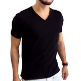 Camiseta Decote V Meia