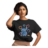 Camiseta Desenho Lilo Stitch