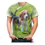 Camiseta Desgaste Cachorro Beagle