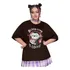Camiseta Despojada Estampa Blood Type Is Coffe Luxuosa