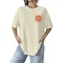 Camiseta Despojada Moderna Estilosa Streetwear Larga Casual
