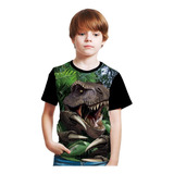 Camiseta Dinossauro Nova Adulto