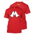 Camiseta Do Mussa Blusa Vermelha Do Mussoumano Letra M